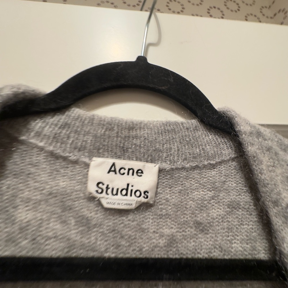 Acne Gray Women's Cardigan - Picture 6 of 6